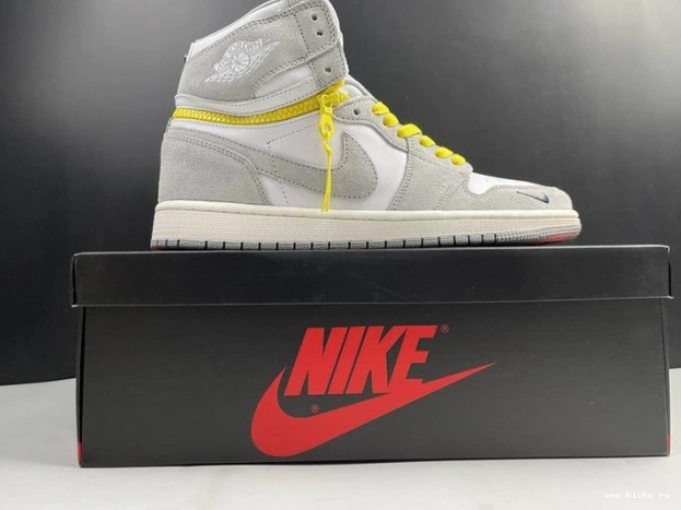 Rep Onekick Air Light Switch 1 High CW6576-100 Smoke Jordan 0703